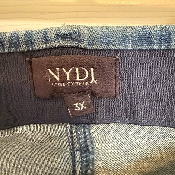 NYDJ Lift Tuck Waist Match Straight Leg Marilyn Plus Size Jeans- NWT- size 3X - Picture 11 of 16